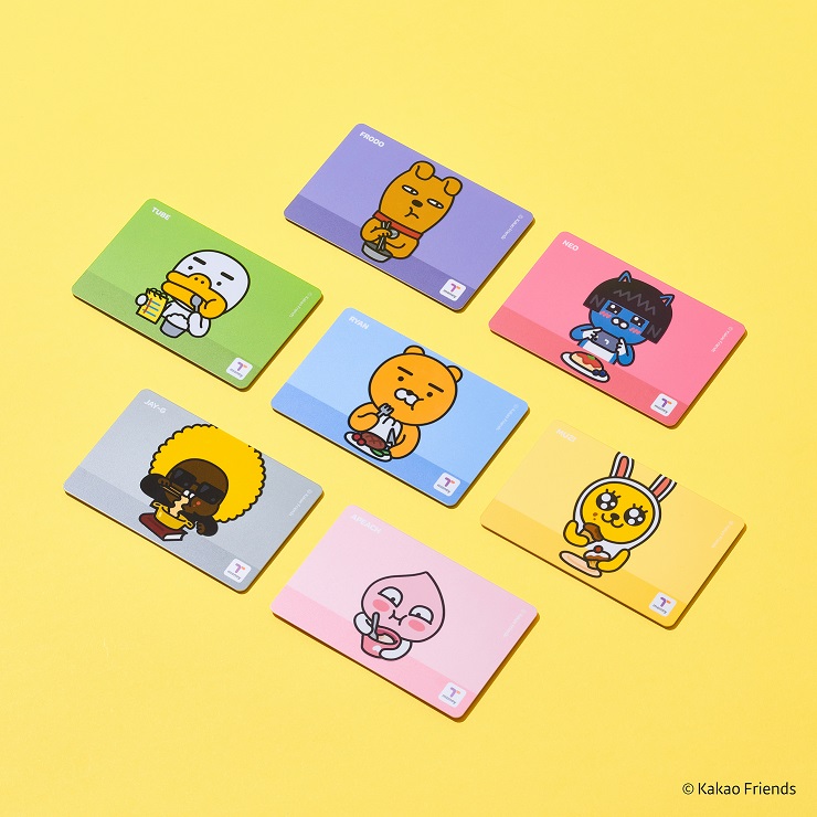 카카오 리틀프랜즈 티머니 카드 이미지